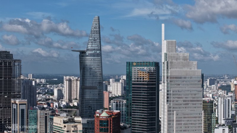 Một góc trung tâm TP HCM, tháng 7/2026. Ảnh: Thanh Tùng