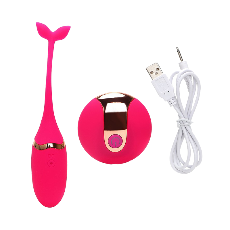 Trứng rung hình cá heo không dây giá rẻ 10 chế độ sextoy tình yêu