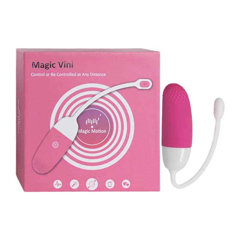 Trứng rung Magic Motion Vini không dây điều khiển qua app điện thoại sạc USB