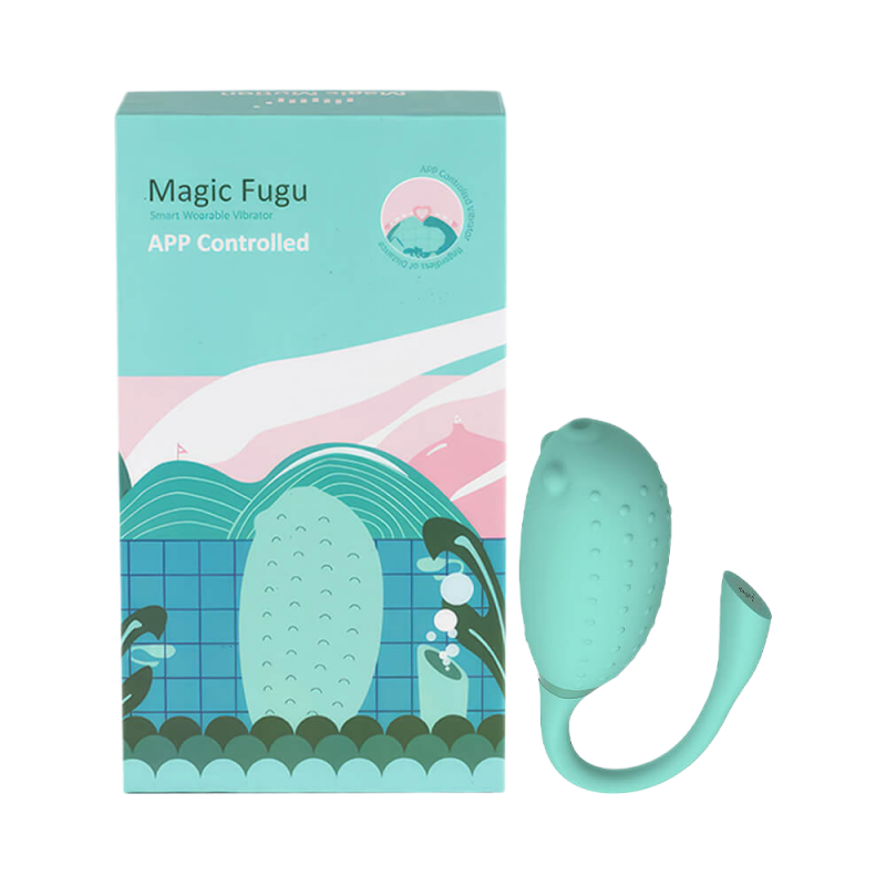 Trứng rung Magic Motion Fugu Xanh không dây kết nối bluetooth app IOS Android