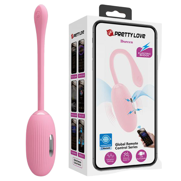 Trứng rung sốc điện Pretty Love Doreen điều khiển thông minh qua app kết nối bluetooth