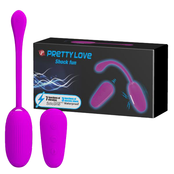 Trứng rung sốc điện Pretty Love Shock Fun không dây điều khiển từ xa