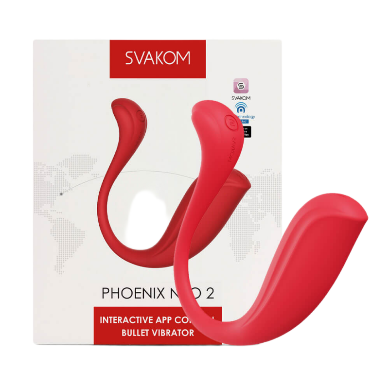 Trứng rung 2 đầu Svakom Phoenix Neo 2 điều khiển qua app điện thoại