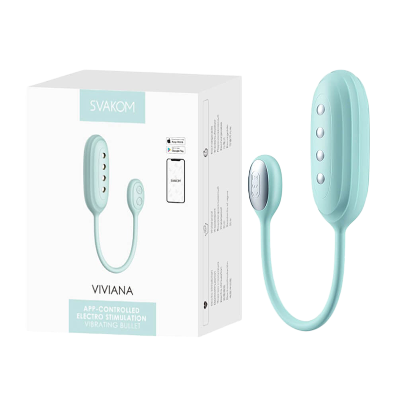 Trứng rung sốc điện Svakom Viviana điều khiển qua app điện thoại