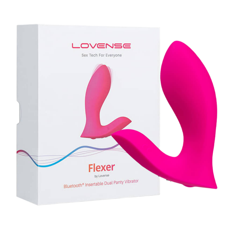 Trứng rung 2 đầu Lovense Flexer điều khiển bằng ứng dụng app điện thoại