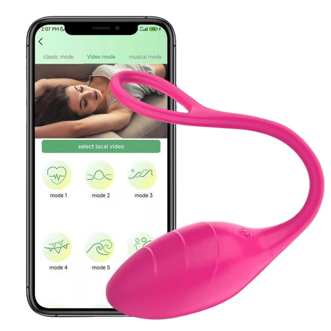 Trứng rung thiên nga Little Swan App Jump điều khiển từ xa qua ứng dụng điện thoại