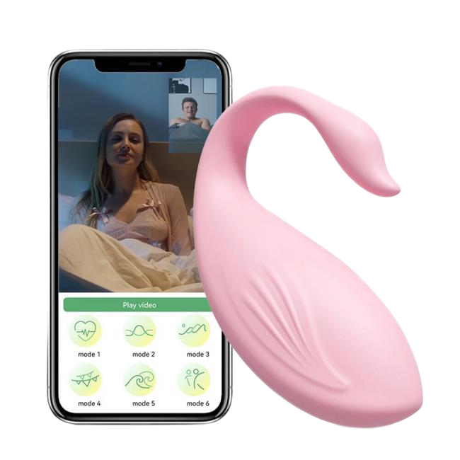 Trứng rung bluetooth Love Spouse điều khiển qua app điện thoại hình thiên nga