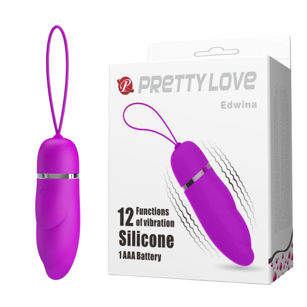 Trứng rung không dây Pretty Love Edwina nhỏ gọn 12 chế độ rung