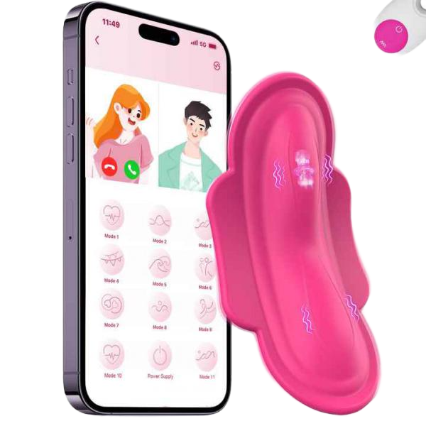 Trứng rung dán ngoài quần chip điều khiển qua App và Remote cao cấp