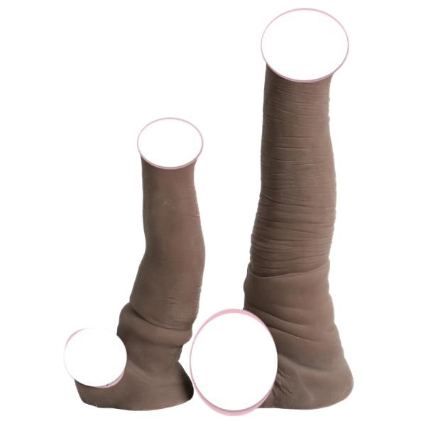 Dương vật giả Alistair L00833 silicone da màu siêu mềm đóng đất dính tường