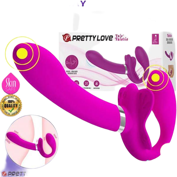Dương vật giả 2 đầu cho les Pretty Love Valerie rung 12 chế độ