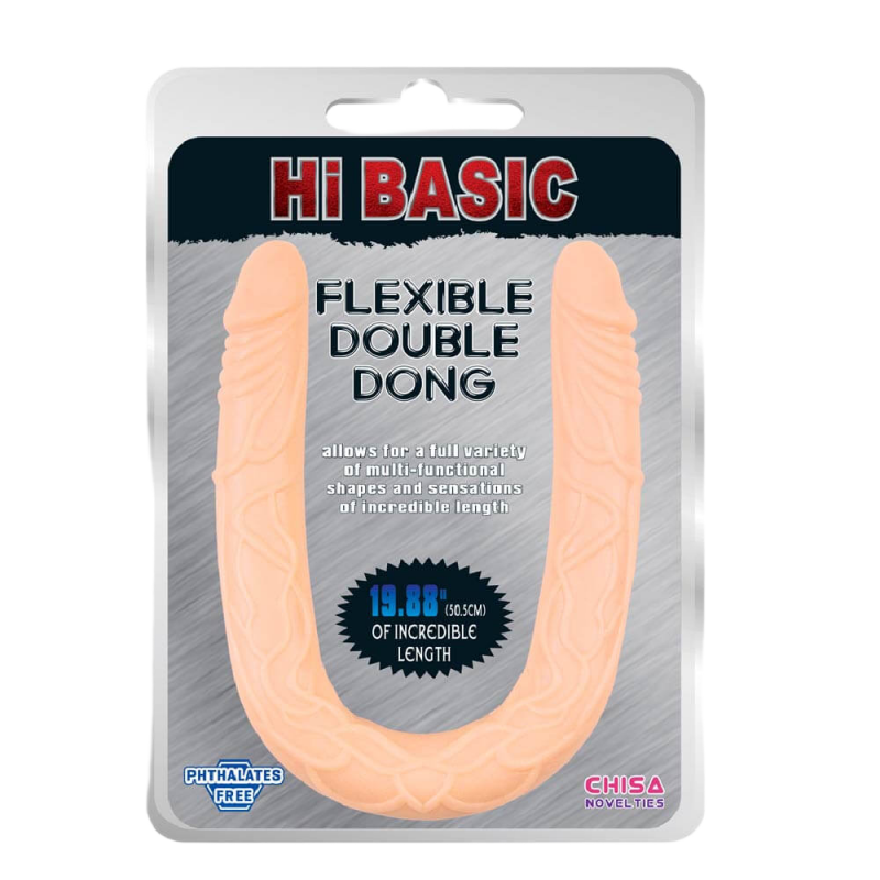 Dương vật giả 2 đầu Chisa Hi Basic Flexible Dong