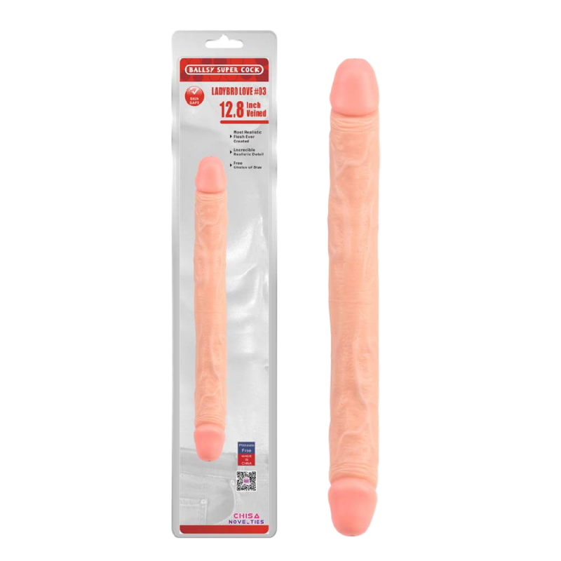 Dương vật giả 2 đầu Chisa Ballsy Super 12.8 inch