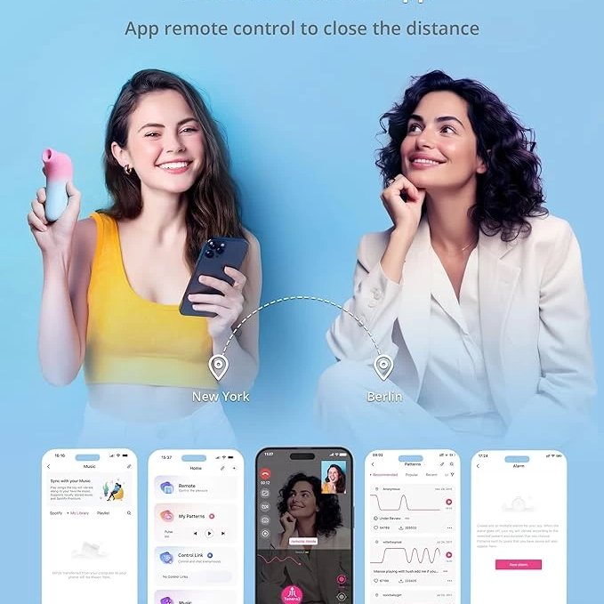 Lovense Tenera 2 máy hút âm vật kết nối App hiện đại